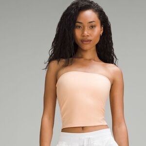 New Lululemon peach tube top size M